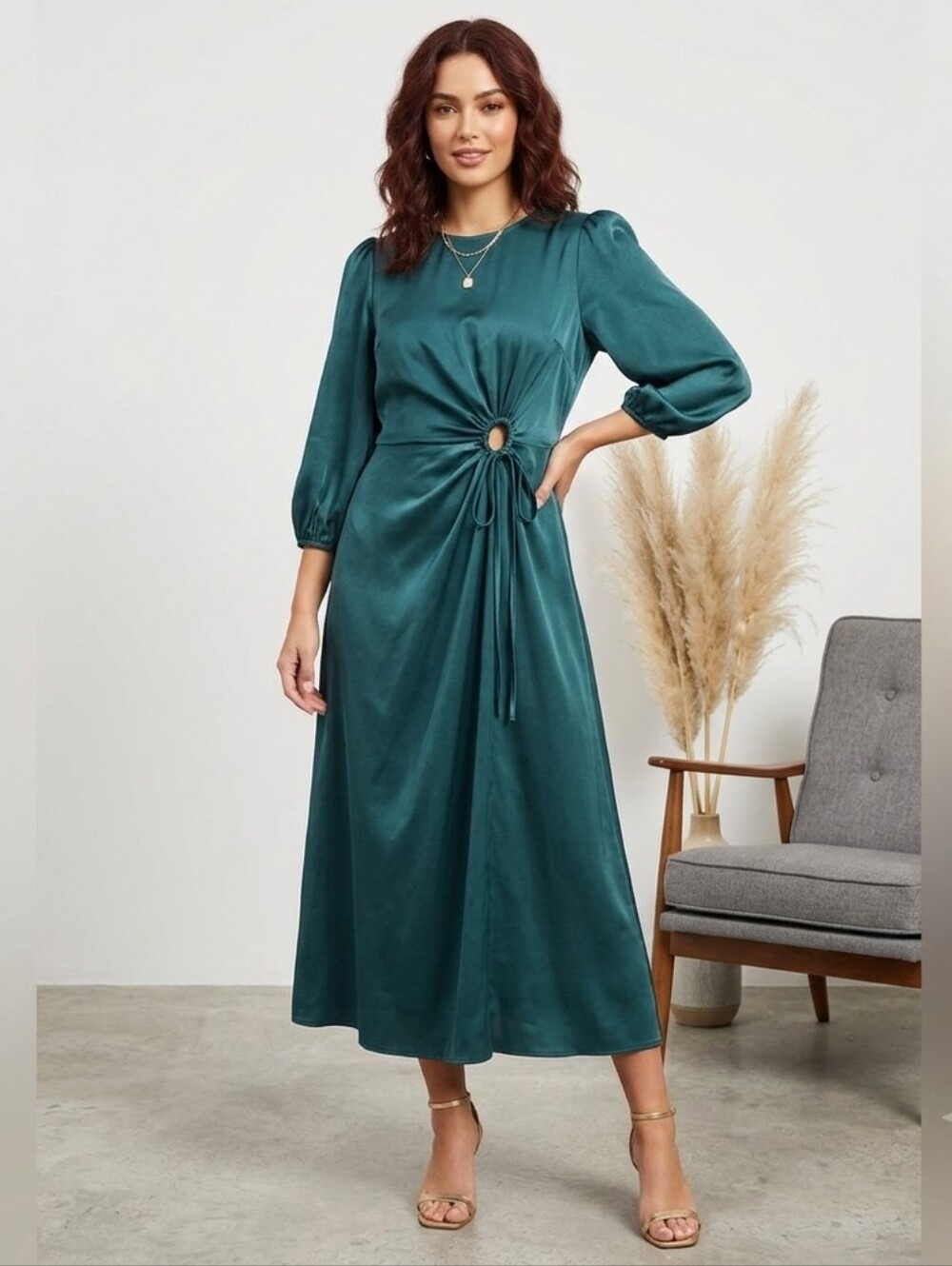 PrettyGarden Teal Madi Dress – Size S